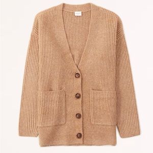 Abercrombie & Fitch Fluffy Cable Cardigan